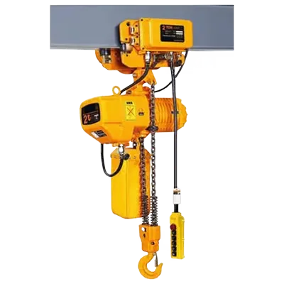 Electric chain hoist with trolley, Capacity range varies by model, Electric Hoists