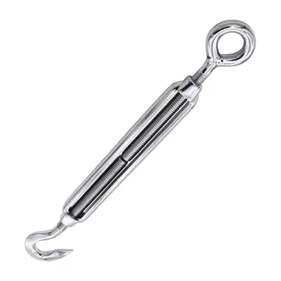 Eye to hook turnbuckle, Size varies by application, Turnbuckles