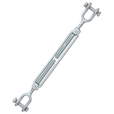 Jaw to jaw turnbuckle, Size varies by application, Turnbuckles