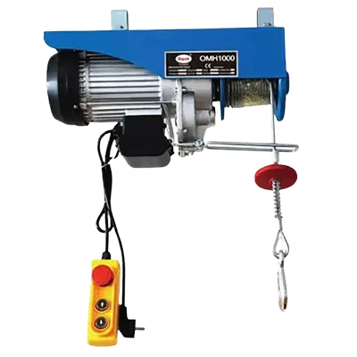 Mini electric wire rope hoist, Capacity range varies by model, Electric Hoists
