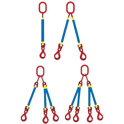 Multi leg webbing sling, Load rating varies by sling type, Webbing and Lifting Slings