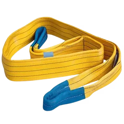 Polyester webbing sling, Load rating varies by sling type, Webbing and Lifting Slings